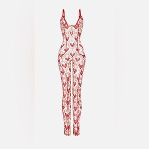 Poster Girl Scarlett Jumpsuit Red